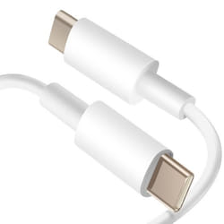 Câble USB C vers USB C Charge Rapide Transfert données 1m Blanc
