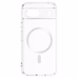Coque MagSafe pour Google Pixel 8A Semi-rigide Coins Bumper Transparent
