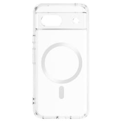 Coque MagSafe pour Google Pixel 8A Semi-rigide Coins Bumper Transparent