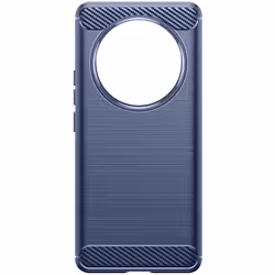 Coque pour Realme 12 Pro 5G - AVIZAR - Effet Carbone et Brossé Bleu - Semi-rigide - Synthétique - Mixte