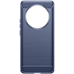 Coque pour Realme 12 Pro 5G - AVIZAR - Effet Carbone et Brossé Bleu - Semi-rigide - Synthétique - Mixte