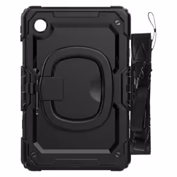 Coque antichoc - AVIZAR - Lenovo Tab M11 - Poignée rotative - Sangle de transport - Noir