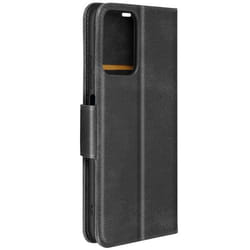 Étui Portefeuille AVIZAR pour Motorola Moto G24 et G04 - Noir - Rabat multifonction et revêtement en éco-cuir