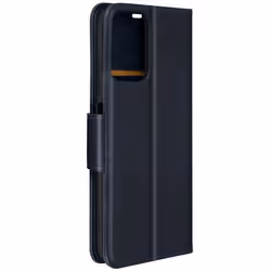 Étui pour Motorola Moto G24 et G04 Portefeuille Support Dragonne Bleu Nuit