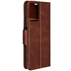 Étui Portefeuille Dragonne Marron pour Motorola Moto G24 et G04 - AVIZAR - Semi-rigide - Synthétique