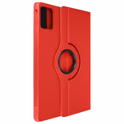 Étui pour Lenovo Tab M11 - AVIZAR - Clapet Folio Rotatif 360 - Rouge - Protection intégrale - Design élégant