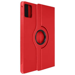 Étui pour Lenovo Tab M11 - AVIZAR - Clapet Folio Rotatif 360 - Rouge - Protection intégrale - Design élégant