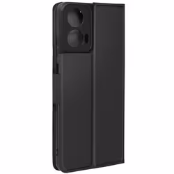 Étui pour Motorola Moto G24 et G04 - AVIZAR - Design Fin Noir - Coque Semi-rigide - Synthétique - Mixte
