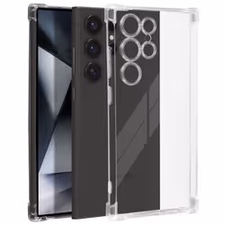 Coque pour Samsung Galaxy S24 Ultra - AVIZAR - Coins renforcés - Antichoc - Transparent