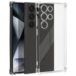 Coque pour Samsung Galaxy S24 Ultra - AVIZAR - Coins renforcés - Antichoc - Transparent