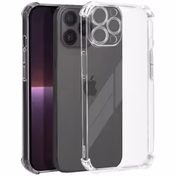 Coque pour iPhone 13 Pro Max - Antichoc - Flexible - Coins renforcés - Transparent - Silicone
