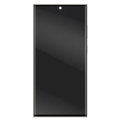 Écran Soft OLED - AVIZAR - Samsung S23 Ultra - Verre Flexible - Châssis Beige - Vitre Tactile