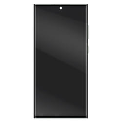 Écran Soft OLED - AVIZAR - Samsung S23 Ultra - Vitre Tactile - Châssis Vert Lime - Verre Flexible