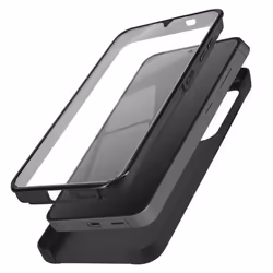 Coque Intégrale pour Samsung S24 Plus Rigide et Avant Souple Tactile Noir
