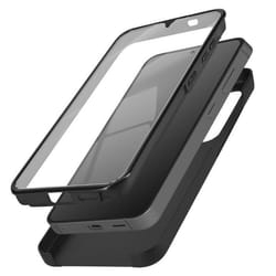 Coque Intégrale pour Samsung S24 Plus Rigide et Avant Souple Tactile Noir
