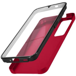 Coque Intégrale pour Samsung A35 - AVIZAR - Rouge - Rigide - Souple - Tactile