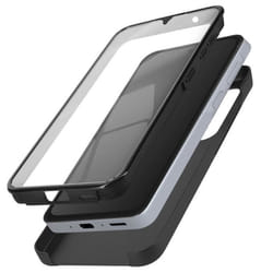 Coque Intégrale pour Samsung A55 - AVIZAR - Noir - Rigide - Souple - Tactile