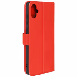 Étui pour Samsung Galaxy A05 - AVIZAR - Chesterfield - Portefeuille et Support Vidéo - Rouge