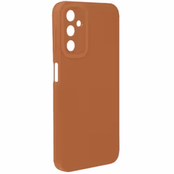 Coque AVIZAR pour Samsung Galaxy A14 4G et 5G - Silicone Mat - Protection Caméra renforcée - Marron