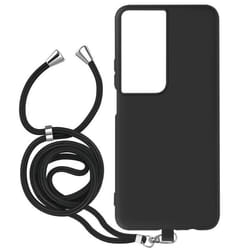 Coque pour smartphone - JAYM - Honor 90 Smart - Soft Touch - Cordon amovible - Noir