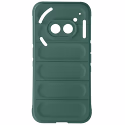 Coque pour Nothing Phone 2a Silicone Souple Design Antidérapant Vert Foncé