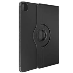 Étui Clapet - iPad Pro 13 2024 - Folio Rotatif 360 - Simili Cuir Noir - Support Stand - Protection Intégrale