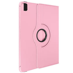 Étui Clapet - AVIZAR - Folio Rotatif 360 - Rose - Simili Cuir - Compatible iPad Air 13 2024