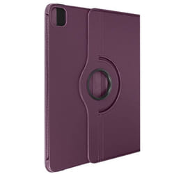 Étui Clapet - iPad Pro 11 2024 - Folio Rotatif 360 - Violet - Coque Rigide - Design Élégant