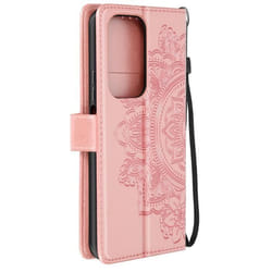 Étui Mandala Fleurs - AVIZAR - Honor 200 Lite - Portefeuille Support Dragonne - Rose