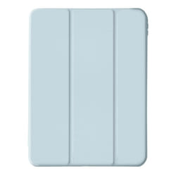 Housse pour iPad Pro 11 2024 - Marque - Bleu Pâle - Support Vidéo - Mise en Veille - Protection
