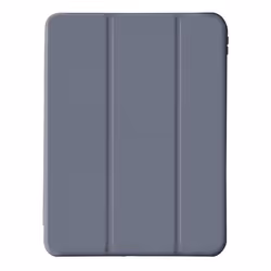 Housse pour iPad Pro 11 - MARQUE - 2024 - Support Vidéo - Clavier - Mise en Veille - Gris Lavande