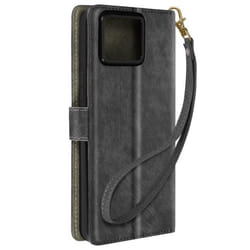 Étui pour Asus Zenfone 11 Ultra - AVIZAR - Portefeuille Anti RFID Support Vidéo - Noir