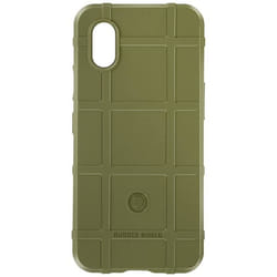 Coque pour Samsung Galaxy Xcover 7 Silicone Antichoc Motif en relief Vert fougère