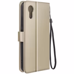 Étui pour Samsung Galaxy Xcover 7 Design Vintage Clapet Portefeuille Dorée