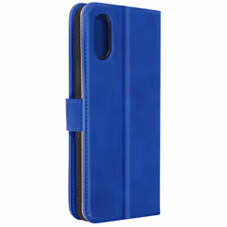 Étui pour Sony Xperia 10 VI Clapet Portefeuille Bleu - AVIZAR - Semi-rigide - Synthétique - Lisse