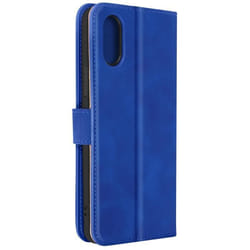 Étui pour Sony Xperia 10 VI Clapet Portefeuille Bleu - AVIZAR - Semi-rigide - Synthétique - Lisse