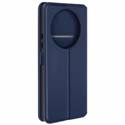 Étui pour Xiaomi Redmi A3 - AVIZAR - Clapet Porte-cartes et Support Vidéo - Bleu Nuit