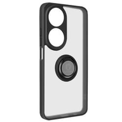 Coque pour Honor 90 Smart Bague Métallique Support Vidéo Noir