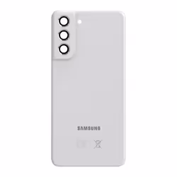 Vitre arrière de remplacement pour Samsung Galaxy S21 FE Blanc