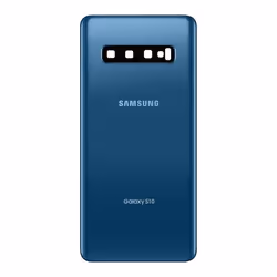 Vitre arrière de remplacement - AVIZAR - Samsung Galaxy S10 - Bleu