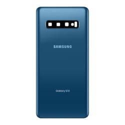 Vitre arrière de remplacement - AVIZAR - Samsung Galaxy S10 - Bleu