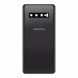Vitre arrière de remplacement pour Samsung Galaxy S10 Noir