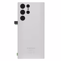 Vitre arrière de remplacement pour Samsung Galaxy S22 Ultra Blanc