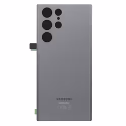 Vitre arrière de remplacement pour Samsung Galaxy S22 Ultra Gris