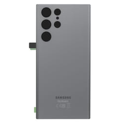 Vitre arrière de remplacement pour Samsung Galaxy S22 Ultra Gris