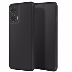 Coque pour Motorola Edge 50 Fusion - AVIZAR - Silicone - Finition Mate - Noir