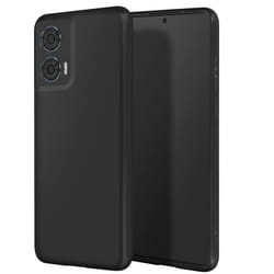 Coque pour Motorola Edge 50 Fusion - AVIZAR - Silicone - Finition Mate - Noir