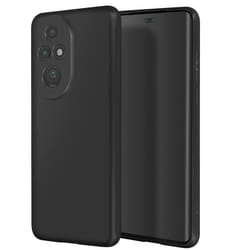 Coque pour Honor 200 Pro Silicone Finition Mate Soft Touch Noir