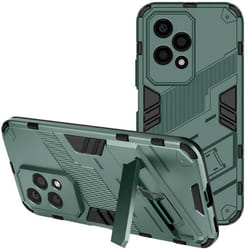 Coque de protection pour Honor 200 Lite - AVIZAR - Antichoc - Béquille Support Vidéo - Vert Foncé
