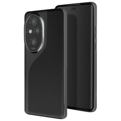 Coque pour Honor 200 Pro Silicone Souple Finition Cuir Vegan Chic Noir